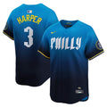 Bryce Harper Philadelphia Phillies City Connect Limited Jersey - Blue