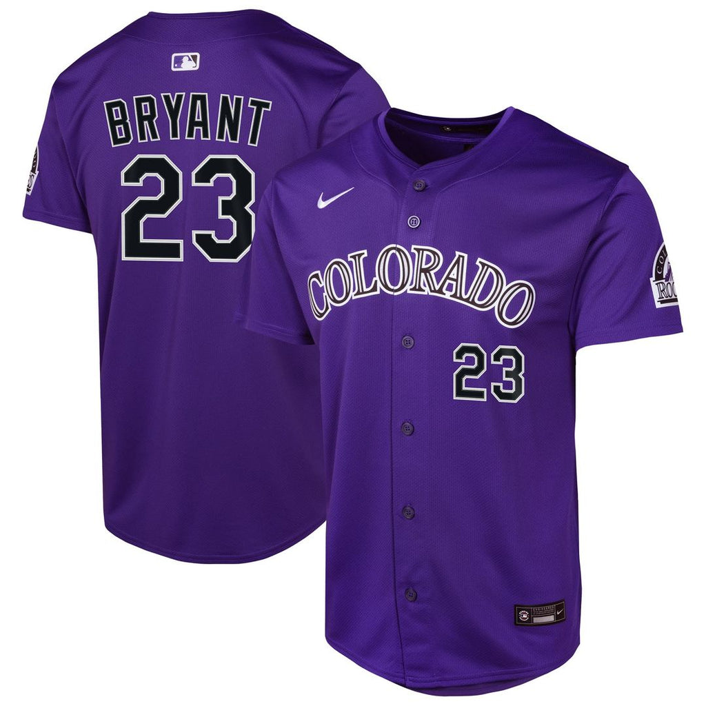 Kris Bryant Colorado Rockies Youth Alternate Limited Player Jersey - Purple