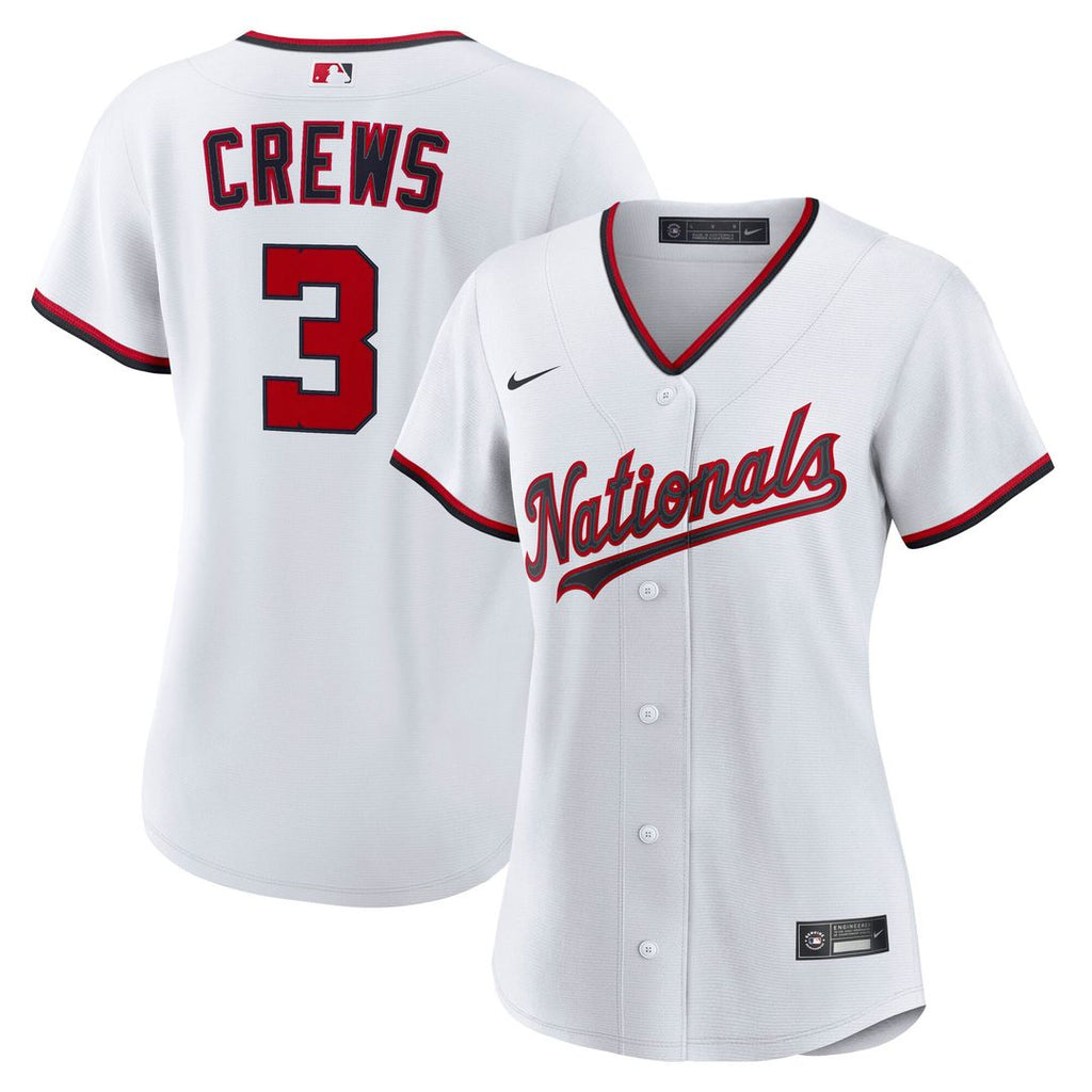 Dylan Crews Washington Nationals Women's Home Replica Jersey - White