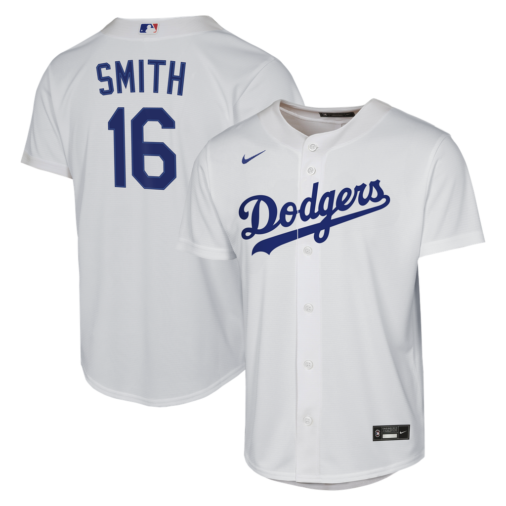 Will Smith Los Angeles Dodgers Youth Home Replica Jersey - White
