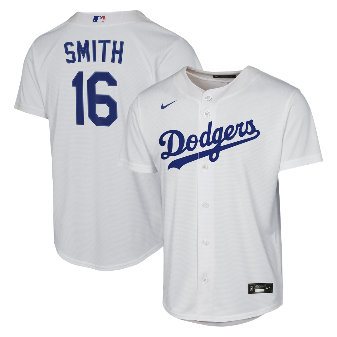 Will Smith Los Angeles Dodgers Youth Home Replica Jersey - White