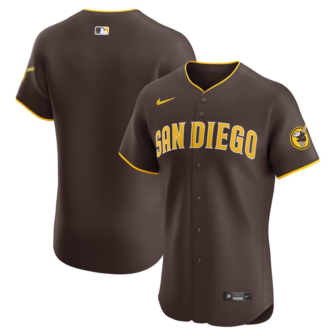 San Diego Padres Home Elite Jersey - White