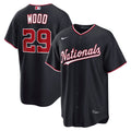 James Wood Washington Nationals Alternate Replica Jersey - Navy