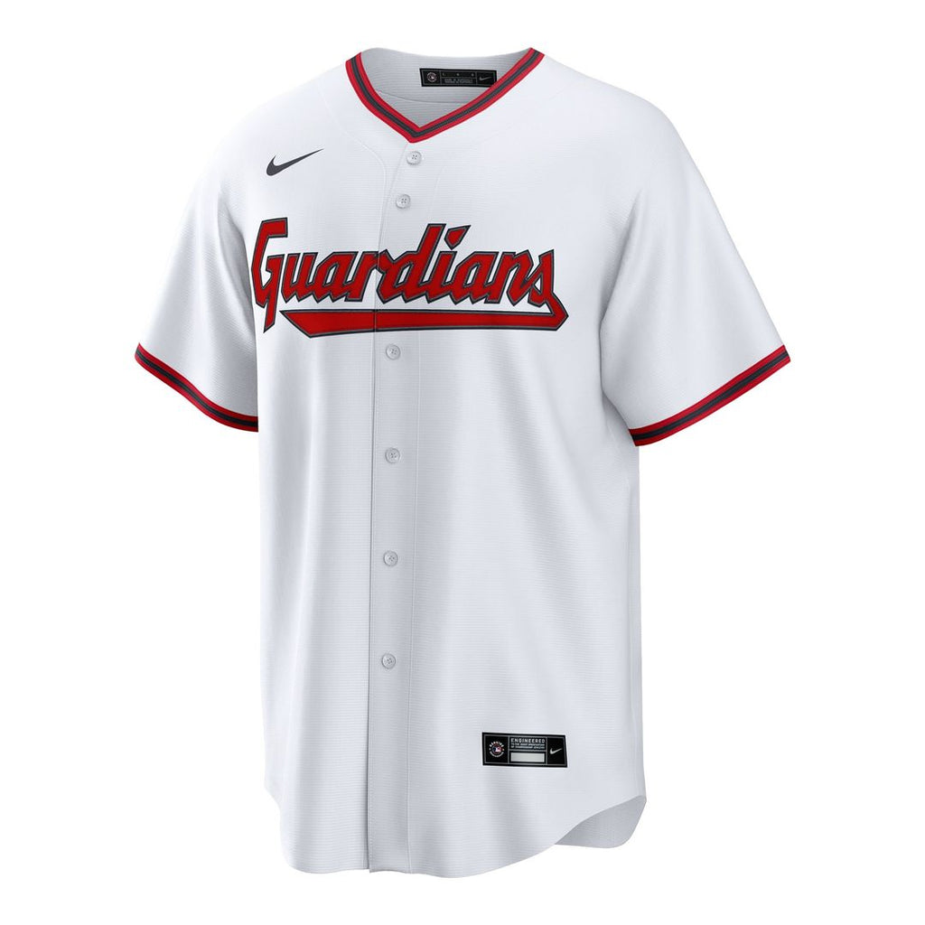 Chase DeLauter Cleveland Guardians Home Replica Jersey - White