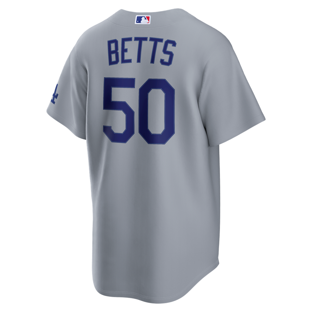 Mookie Betts Los Angeles Dodgers Stadium Jersey - Gray