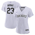 Kris Bryant Colorado Rockies Women's Replica Player Jersey - White/Purple
