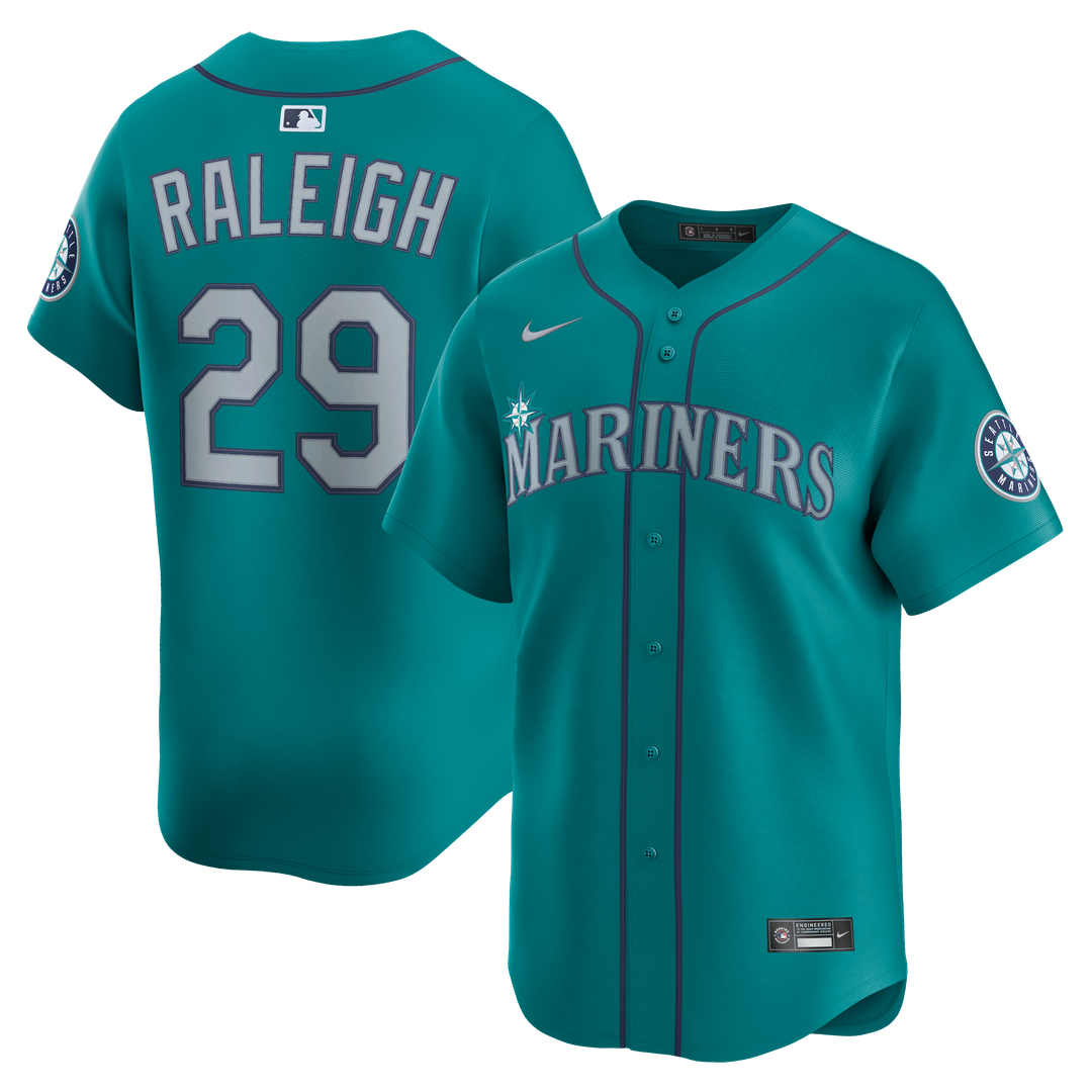 Cal Raleigh Seattle Mariners Home Limited Player Jersey - White