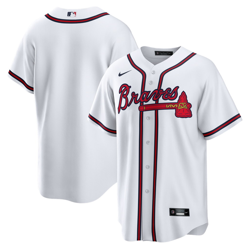 Atlanta Braves Home Big & Tall Replica Jersey - White