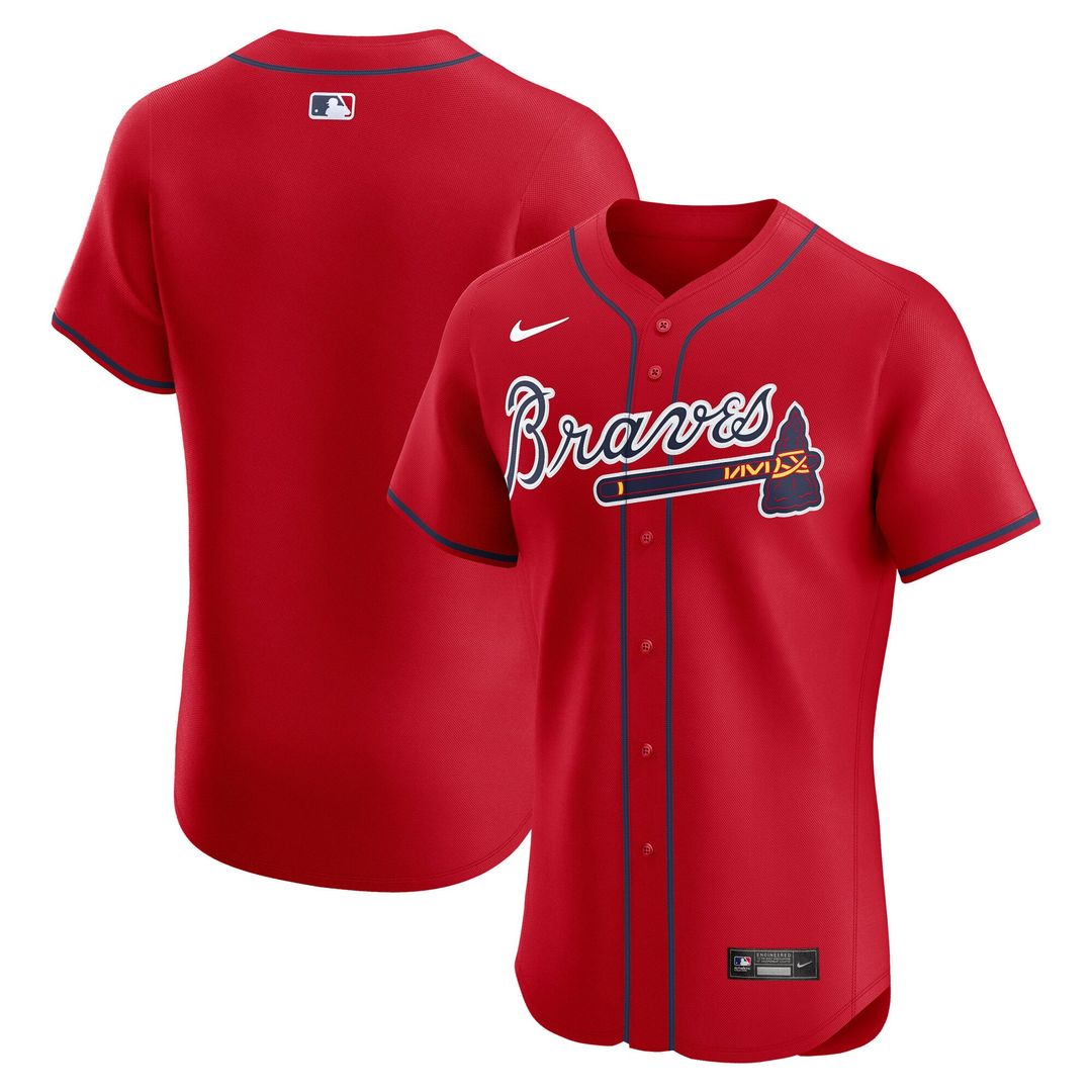 Atlanta Braves Home Elite Jersey - White