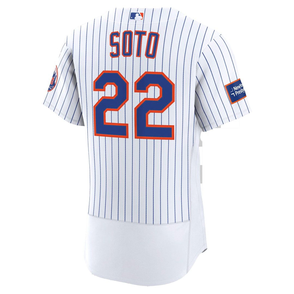 Juan Soto New York Mets Home Authentic Sponsor Patch Jersey - White