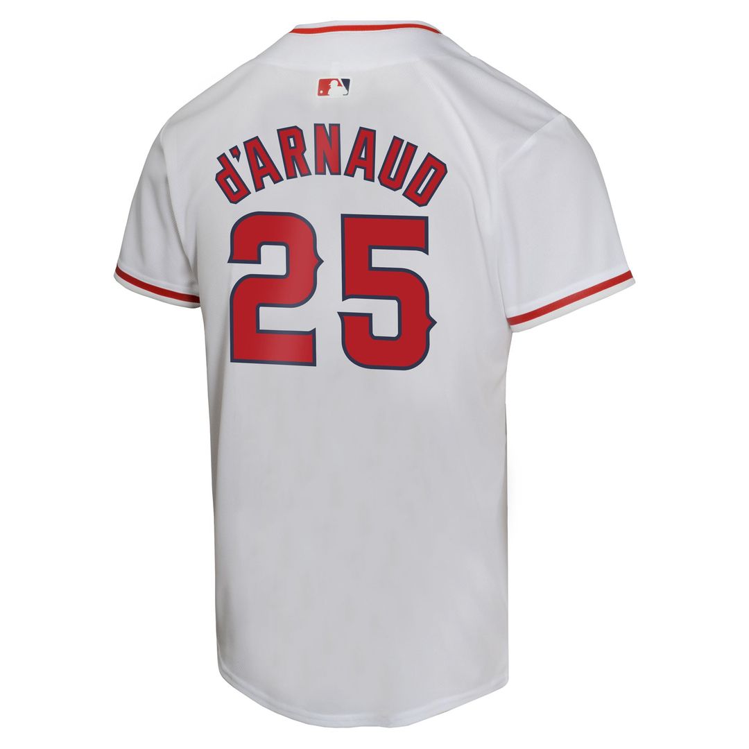 Travis d'Arnaud Los Angeles Angels Youth Home Game Player Jersey - White