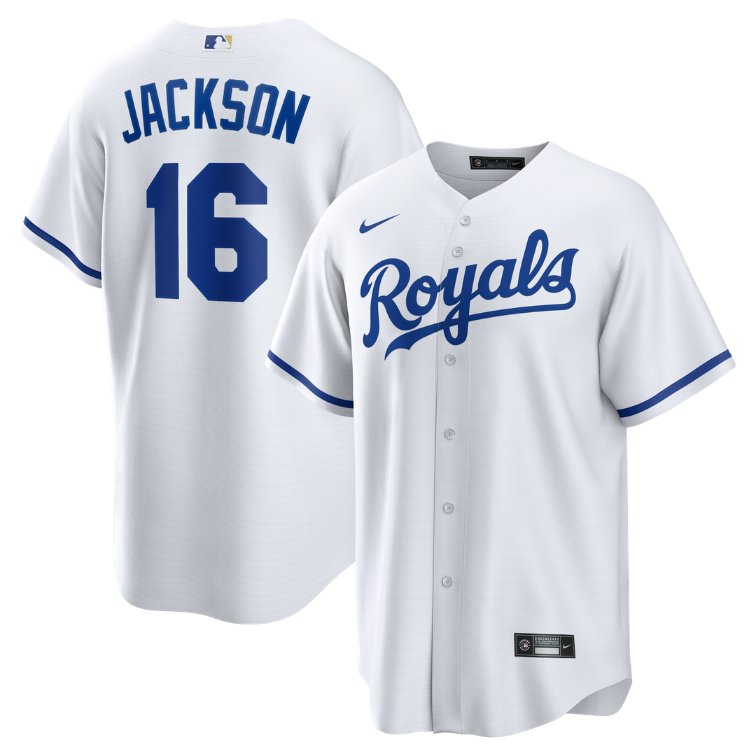 Bo Jackson Kansas City Royals Home Retired Player Replica Jersey - White