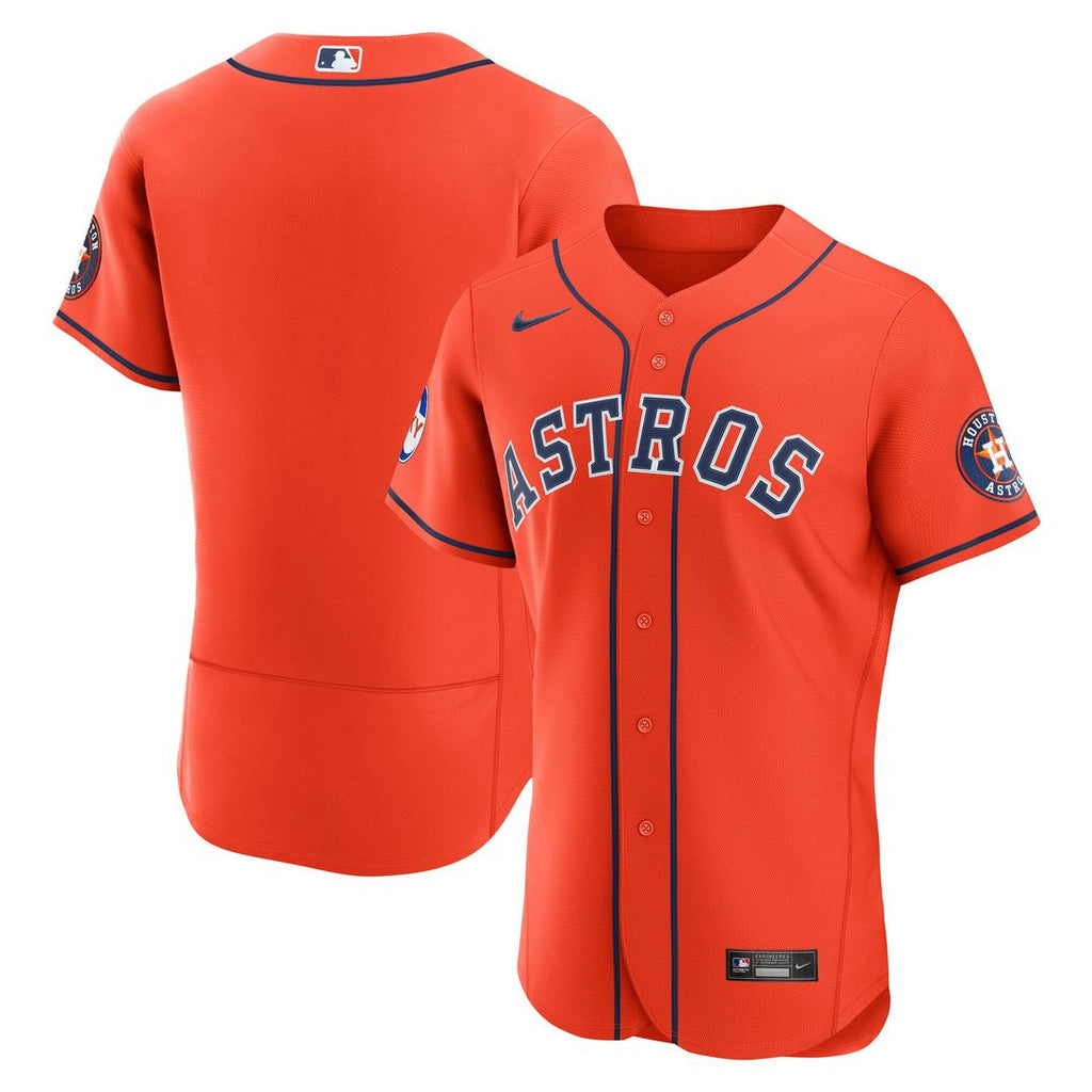 Houston Astros Alternate Sponsor Patch Authentic Jersey - Orange