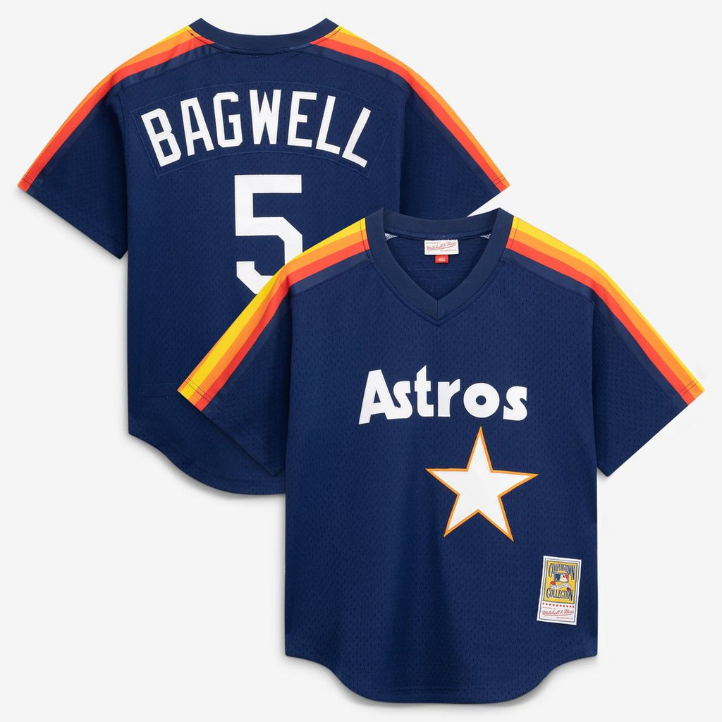 Jeff Bagwell Houston Astros Authentic Batting Practice Jersey - Navy