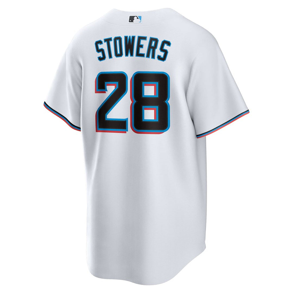 Kyle Stowers Miami Marlins Home Replica Jersey - White