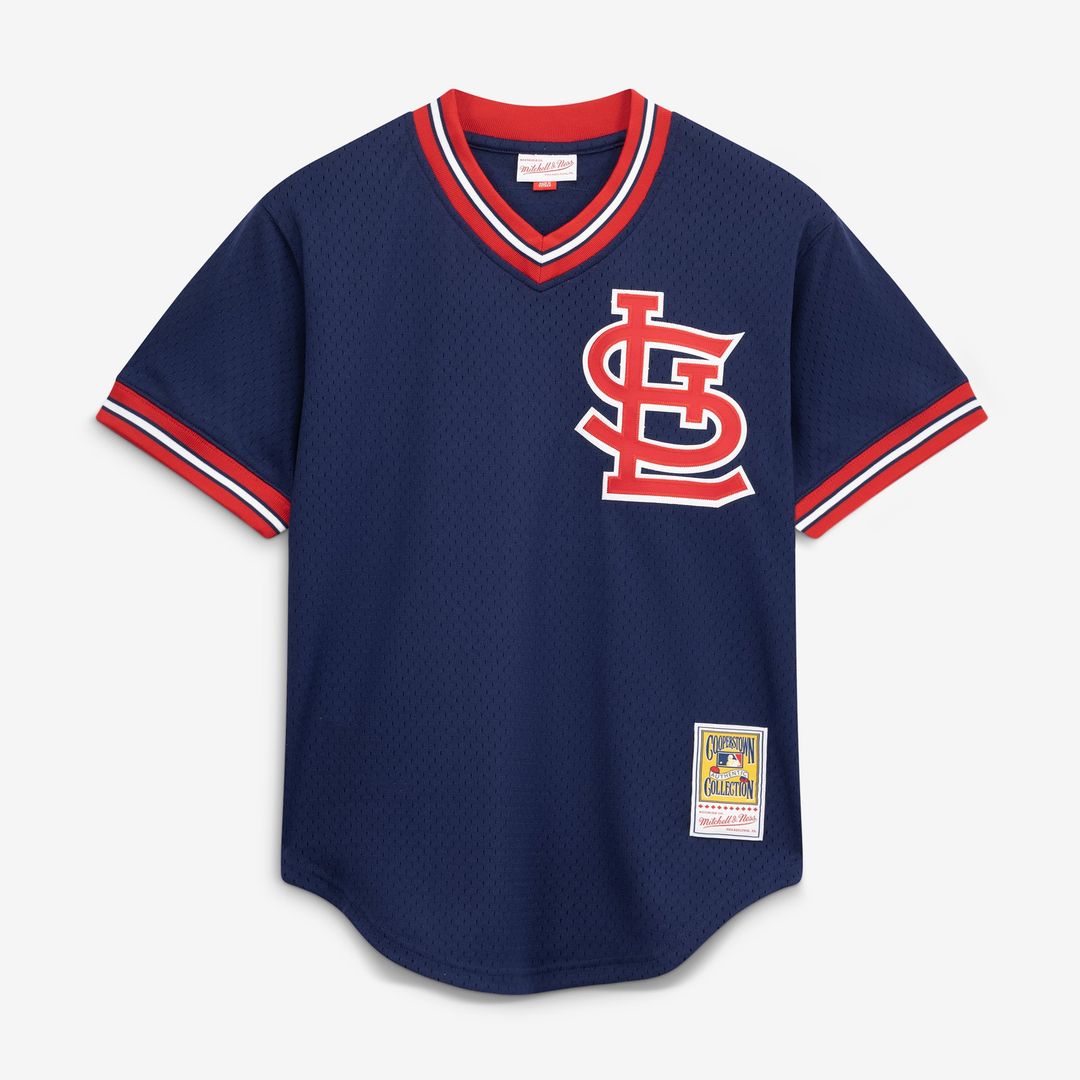 Ozzie Smith St. Louis Cardinals Authentic Batting Practice Jersey - Navy