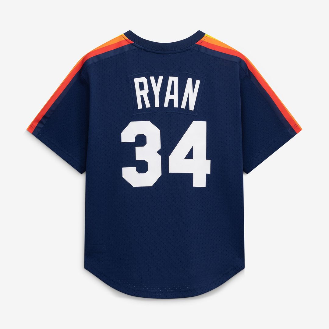 Nolan Ryan Houston Astros Authentic Batting Practice Jersey - Navy
