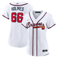 Grant Holmes Atlanta Braves Women's Home Replica Jersey - White