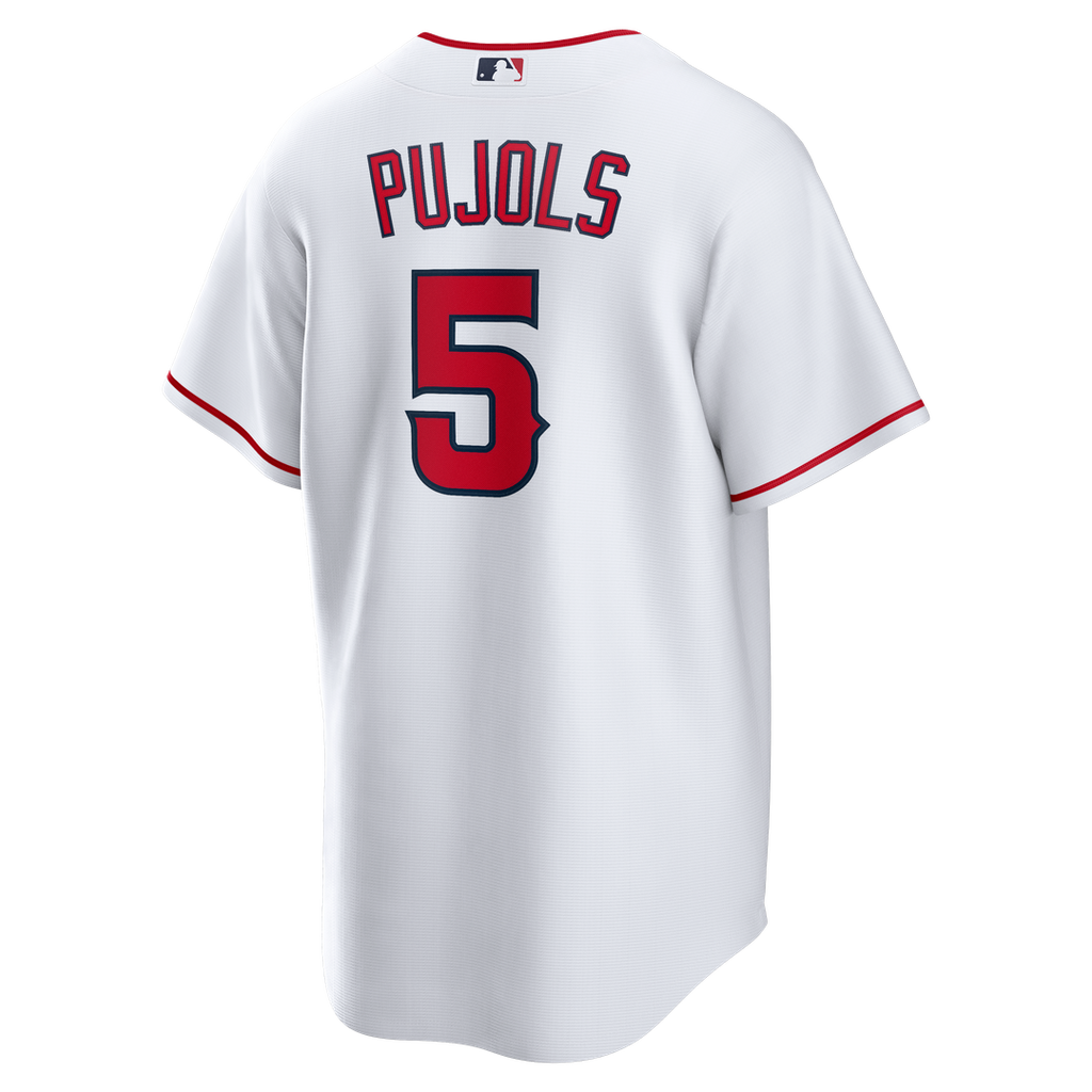 Albert Pujols Los Angeles Angels Home Retired Player Replica Jersey - White