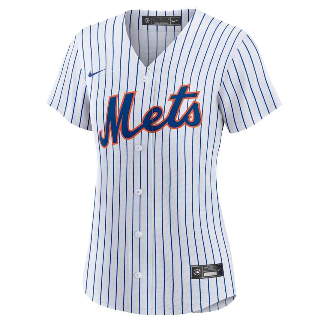 New York Mets Women's #1 Mom Home Replica Jersey - White