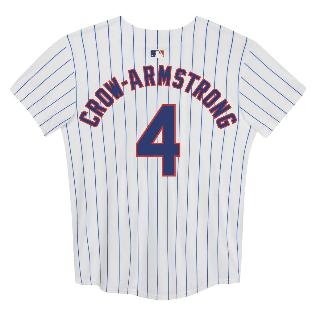 Pete Crow - Armstrong Chicago Cubs Preschool Home Game Jersey - White
