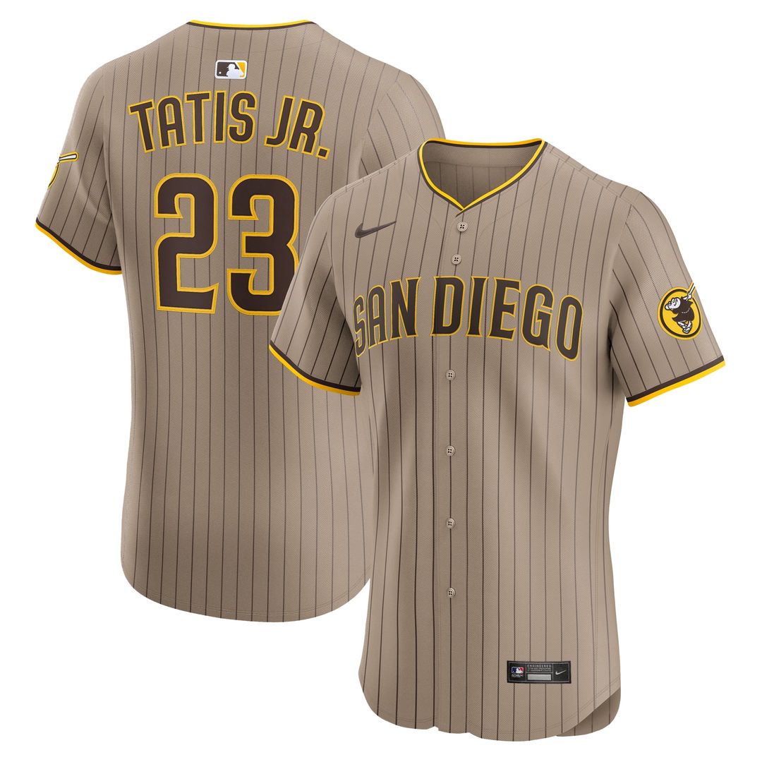 Fernando Tatis Jr. San Diego Padres Alternate Elite Jersey - Sand
