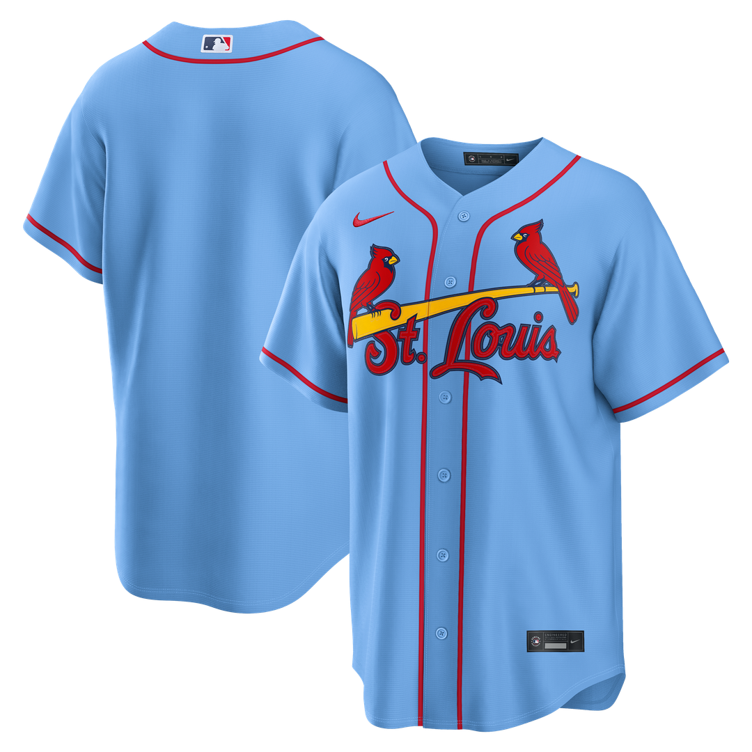St. Louis Cardinals Alternate Replica Jersey - Light Blue