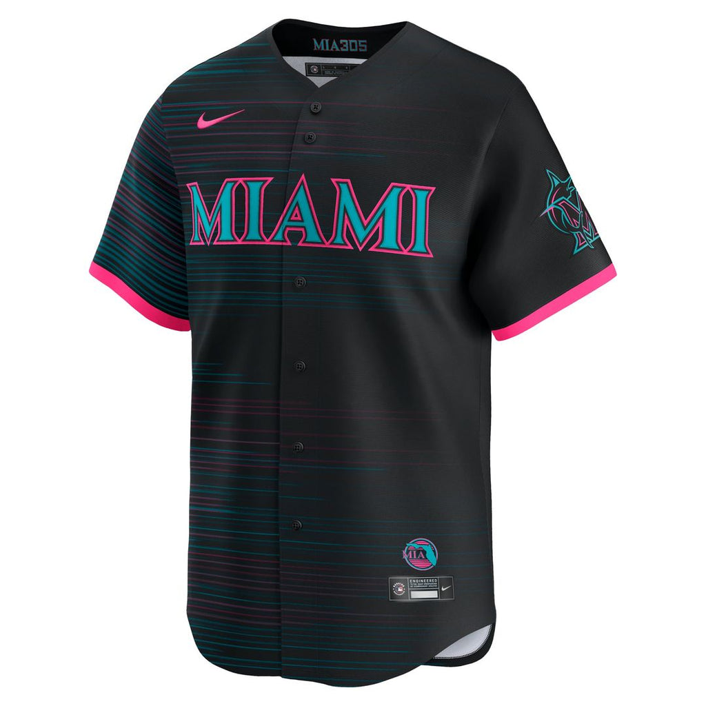 Miami Marlins 2025 City Connect Limited Jersey - Black