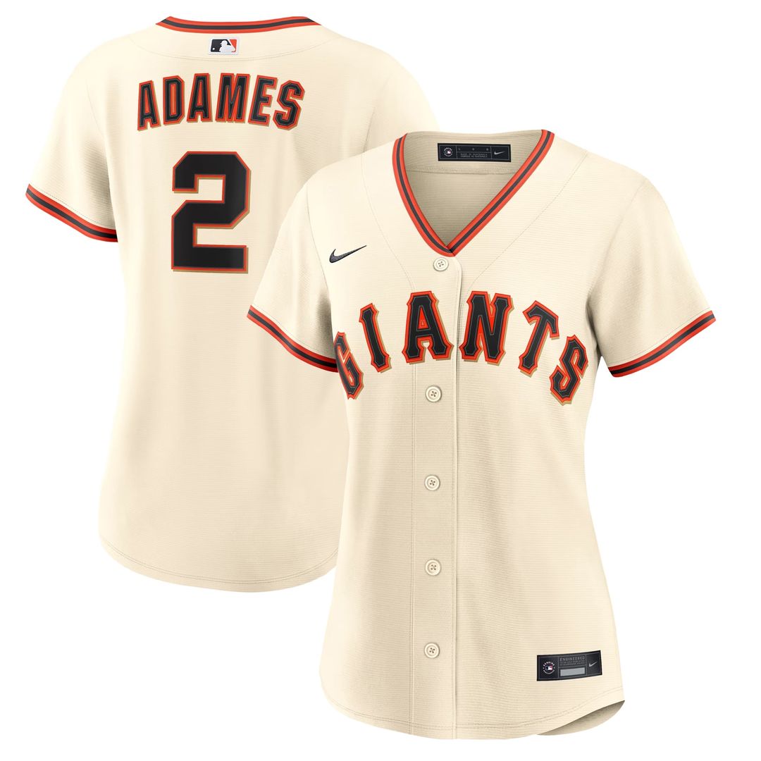 Willy Adames San Francisco Giants Women's Home Replica Jersey - Cream