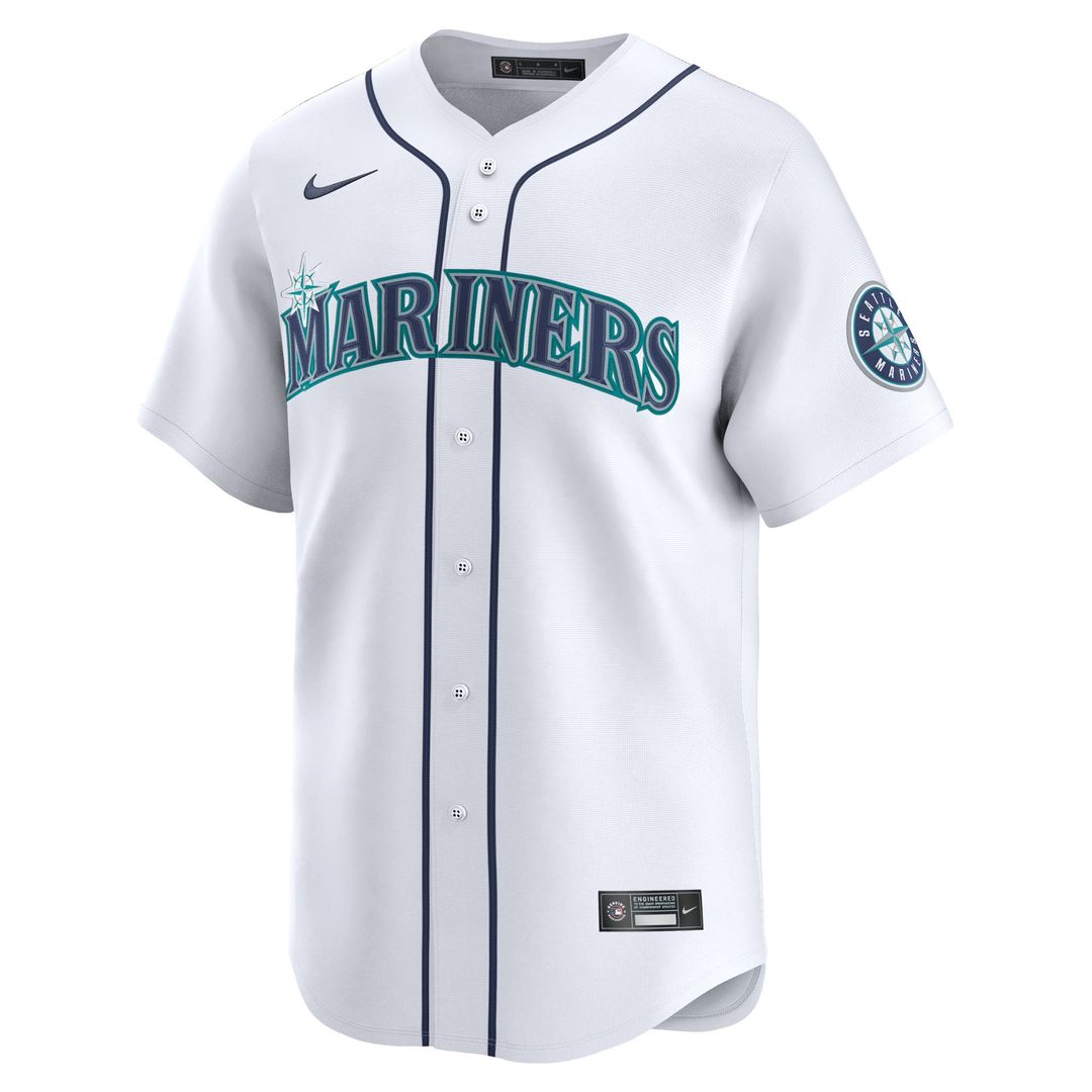 Cal Raleigh Seattle Mariners Home Limited Player Jersey - White