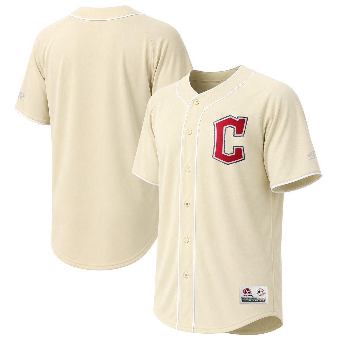 Cleveland Guardians Stitches Fashion Jersey - Cream