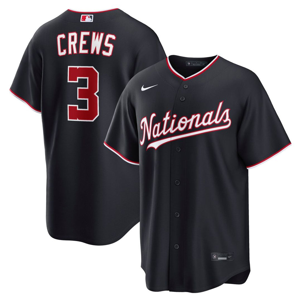 Dylan Crews Washington Nationals Alternate Replica Jersey - Navy