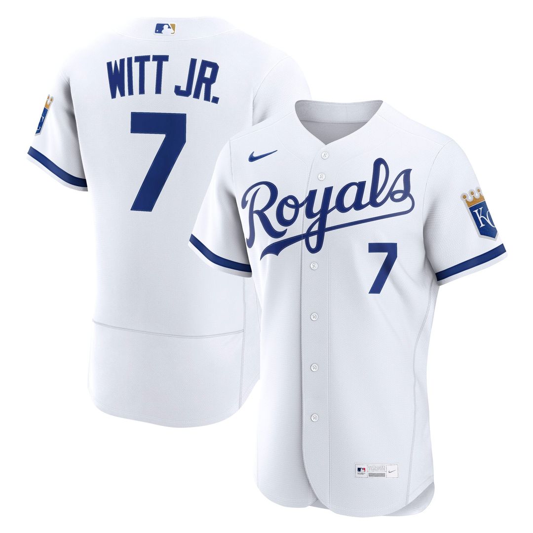 Bobby Witt Jr. Kansas City Royals Authentic Jersey - White