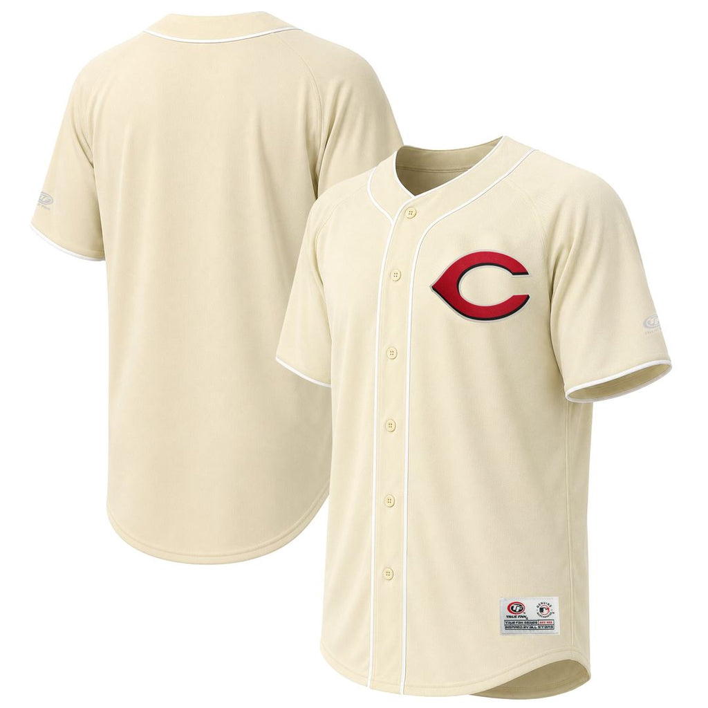 Cincinnati Reds Stitches Fashion Jersey - Cream