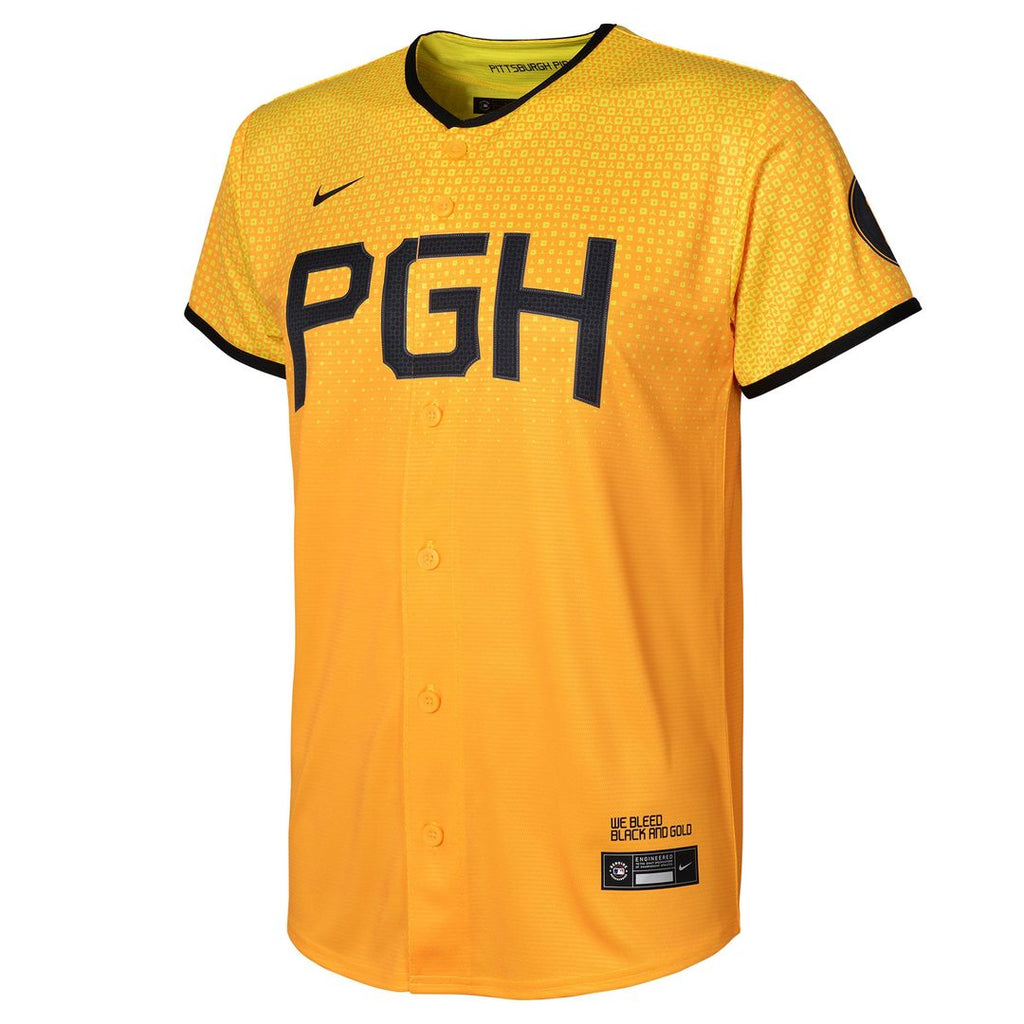 Pittsburgh Pirates Preschool City Connect Replica Jersey - Gold
