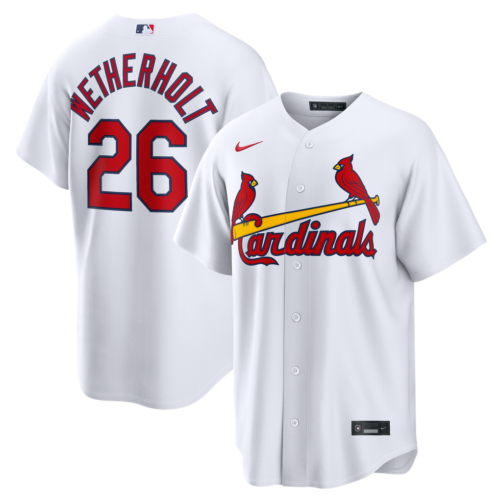 JJ Wetherholt St. Louis Cardinals Home Replica Jersey - White