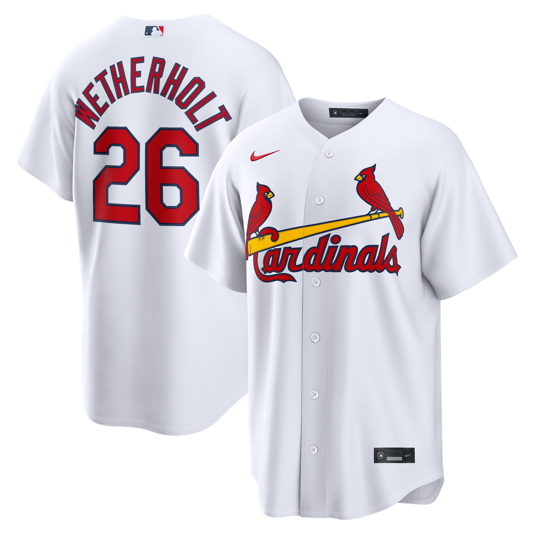 JJ Wetherholt St. Louis Cardinals Home Replica Jersey - White