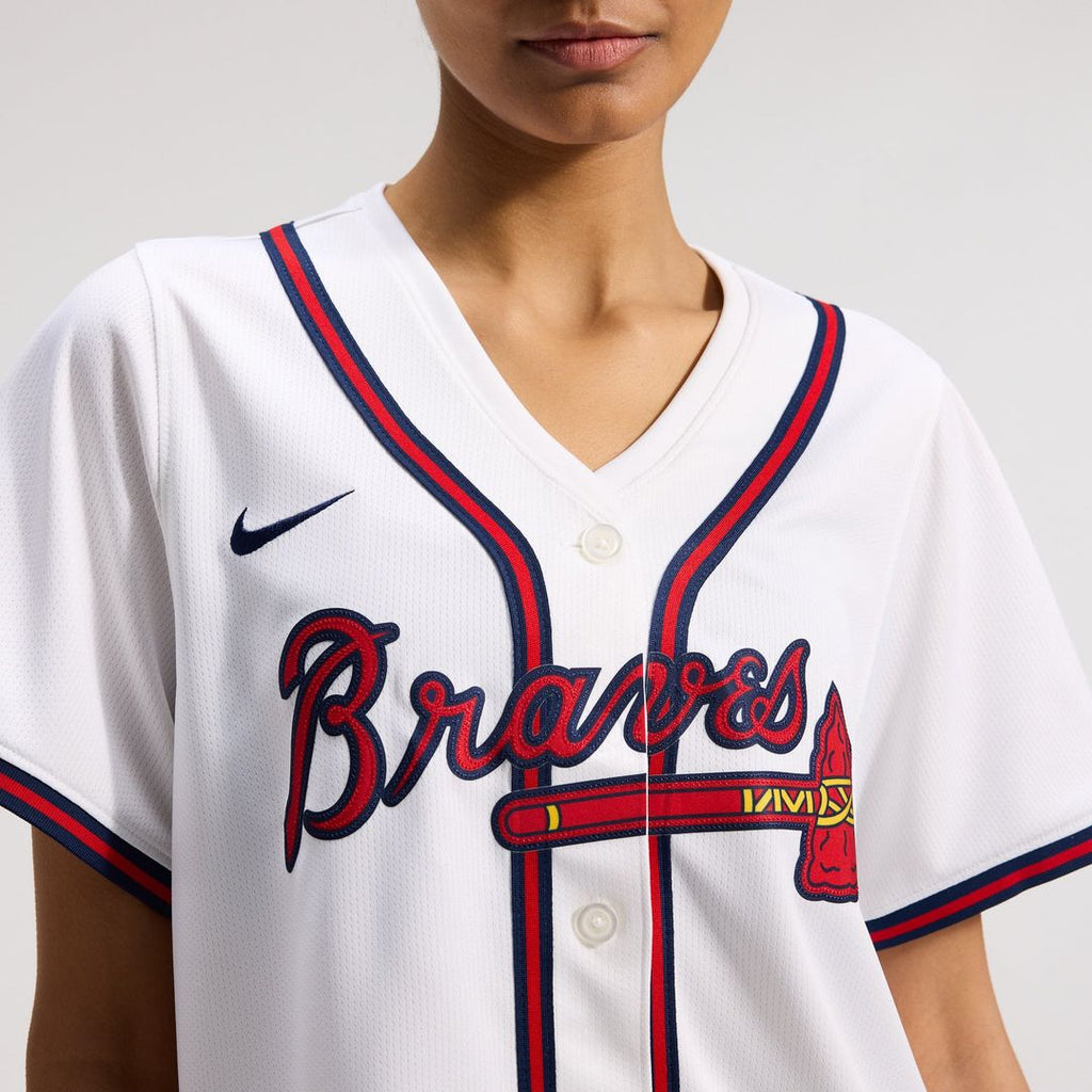 Atlanta Braves Women's Home Limited Jersey - White
