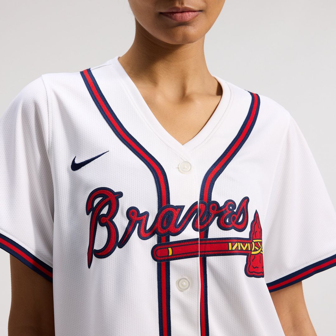 Atlanta Braves Women's Home Limited Jersey - White