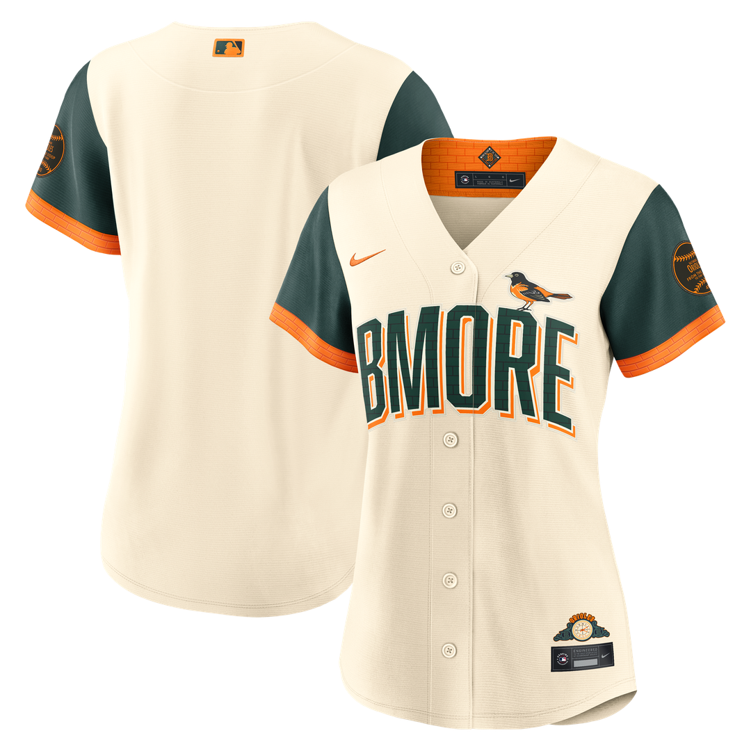 Baltimore Orioles Women's 2026 City Connect Stadium Jersey - Cream