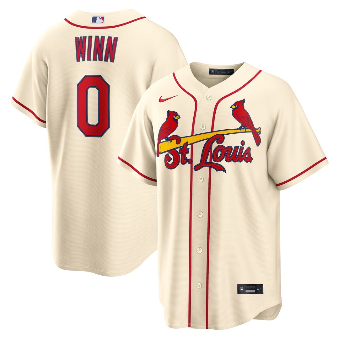 Masyn Winn St. Louis Cardinals Alternate Replica Jersey - Cream