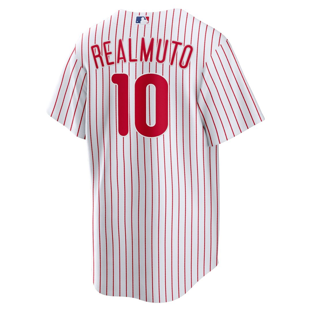 JT Realmuto Philadelphia Phillies Home Replica Player Name Jersey - White