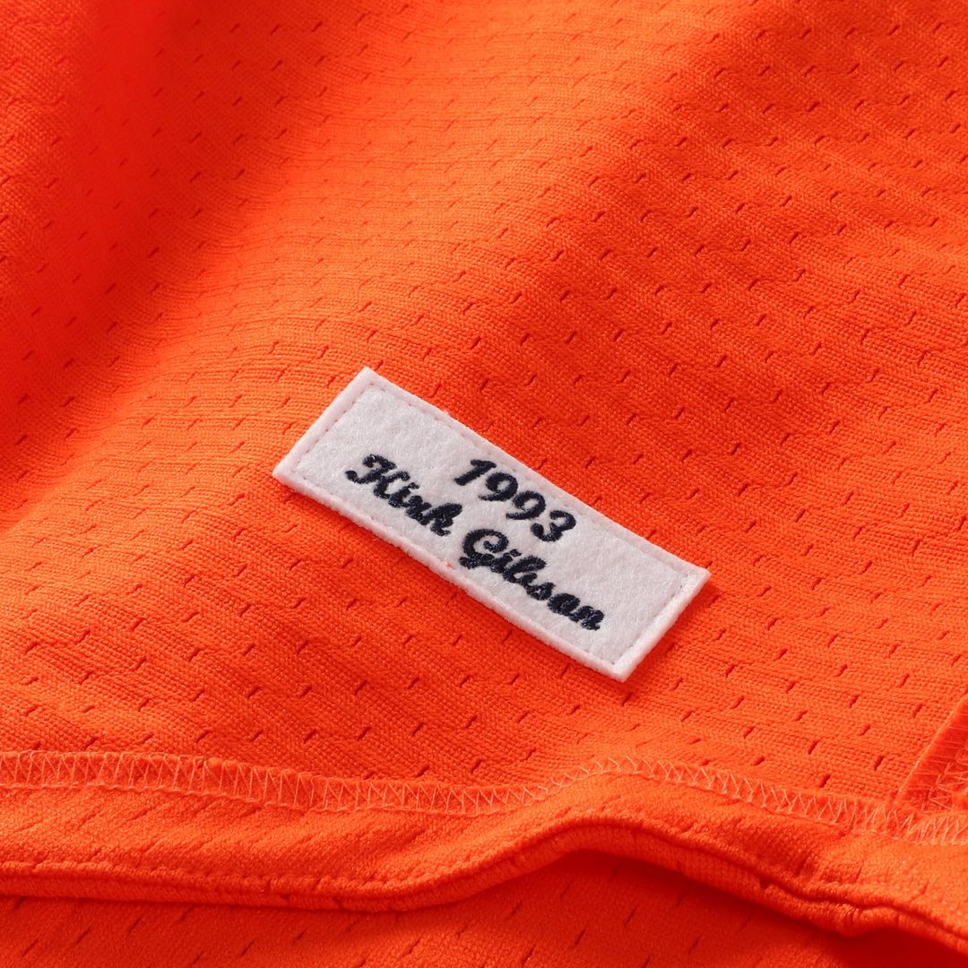 Kirk Gibson Detroit Tigers Cooperstown Collection Mesh Batting Practice Button - Up Jersey - Orange