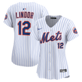 Francisco Lindor New York Mets Women's Home Limited Jersey - White