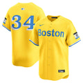 David Ortiz Boston Red Sox Alternate 3 Limited Jersey - Yellow