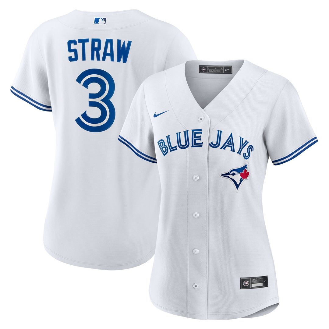 Myles Straw Toronto Blue Jays Women's Home Replica Jersey - White