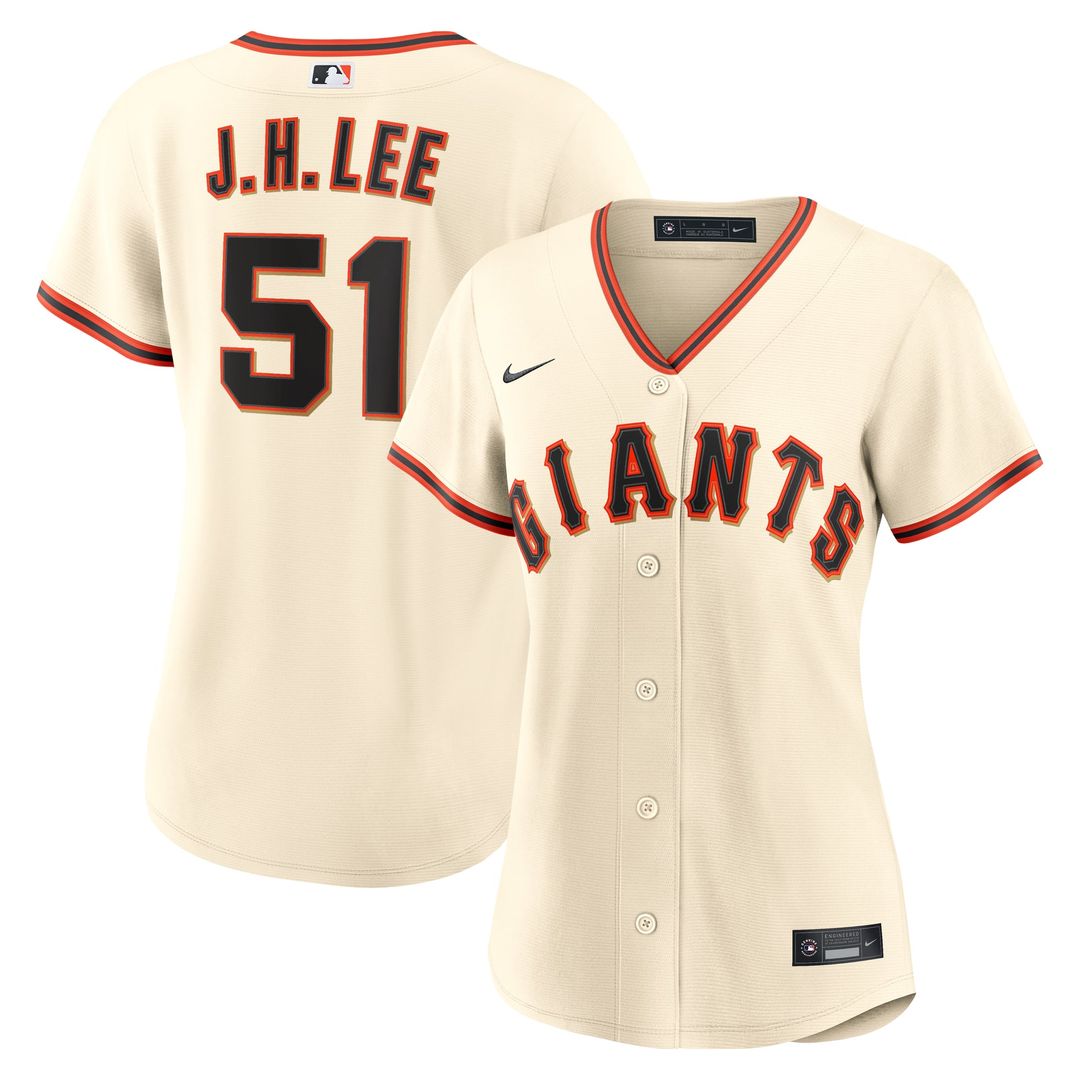 Jung Hoo Lee San Francisco Giants Women's Home Replica Jersey - Cream