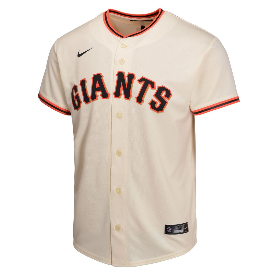 Rafael Devers San Francisco Giants Youth Home Player Game Jersey - Cream
