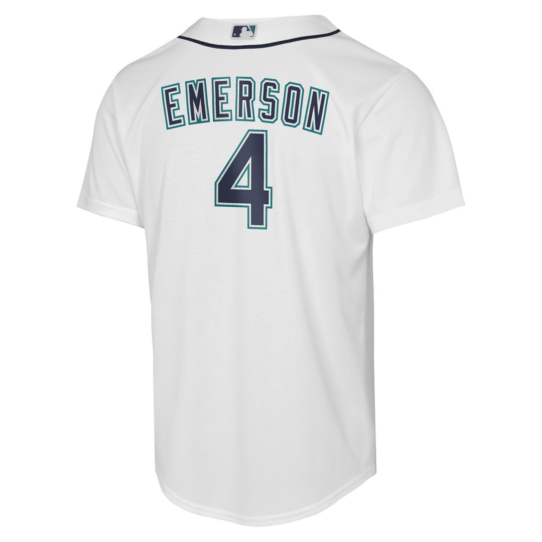 Colt Emerson Seattle Mariners Youth Home Replica Jersey - White