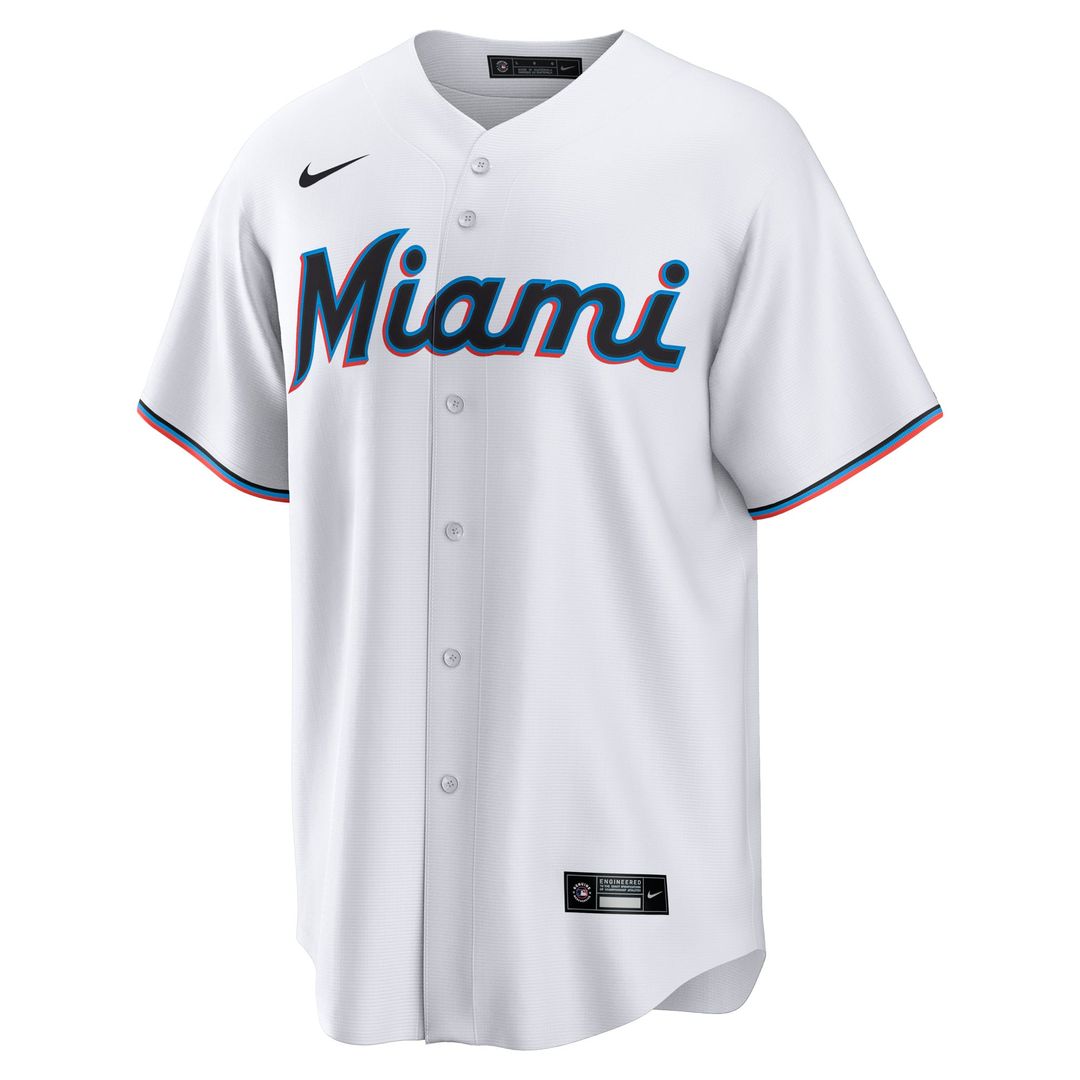 Agustín Ramírez Miami Marlins Home Replica Jersey - White